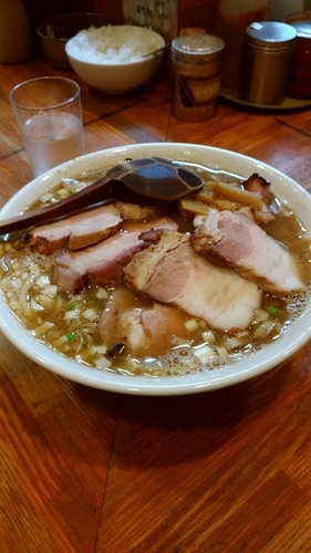 「ミックス肉麺　900円」@麺 髙はしの写真