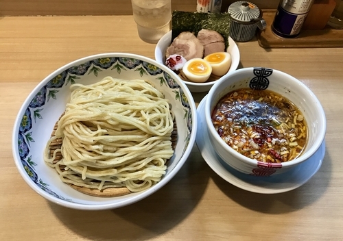 「からいつけそば＋煮玉子」@中華そば 多賀野の写真