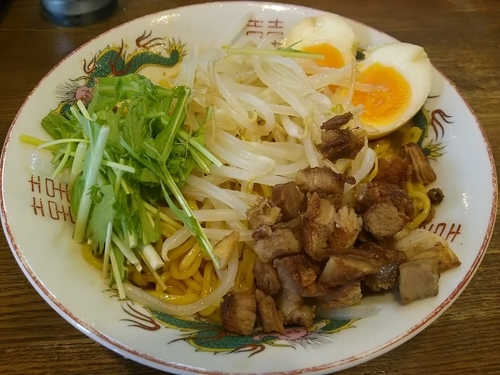 「【限定】ピリ辛冷やし混ぜ麺」@らあめん 寸八 総本店の写真