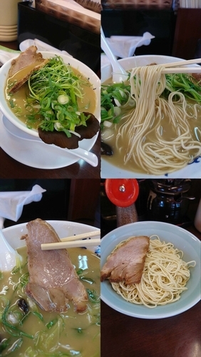 「『青ねぎらーめん+替え玉(￥800+100)』」@ふぅ花の写真