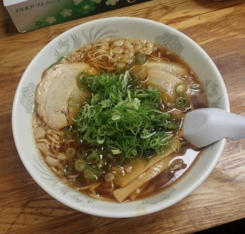 「尾道らーめん620円大盛170円」@三公の写真