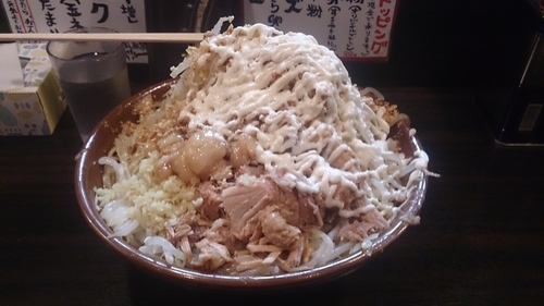 「豚そば冷もり880円+麺増し80円」@大盛軒の写真