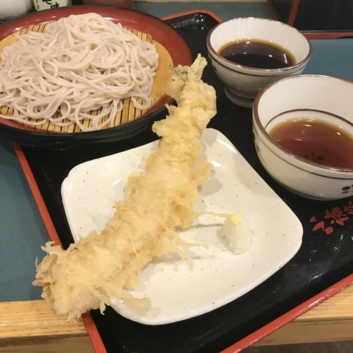 「穴子天せいろ（￥500）※」@小諸そば 茅場さくら通り店の写真