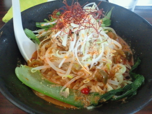 「冷し担々麺 850円」@ラーメンげんきだまの写真