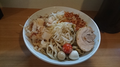 「冷やし中華B・大(海老辛)￥１０００」@豚星。の写真