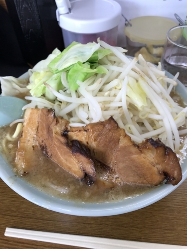 「とんこつもやキャベラーメン」@ラーメン 三浦屋の写真