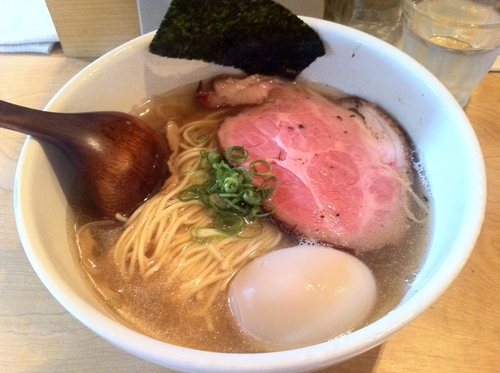 「味玉そば(大盛)」@中華蕎麦 蘭鋳の写真