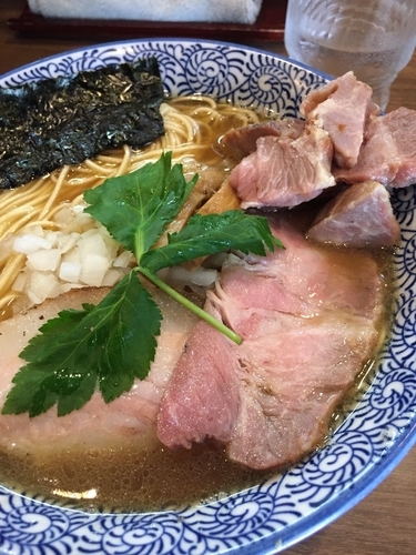 「極上煮干しそば」@煮干しつけ麺 宮元の写真