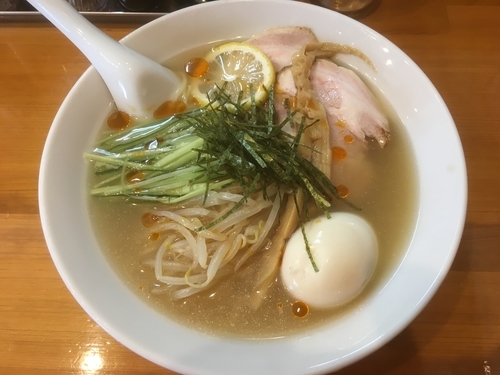 「冷やし塩750円」@中華そば 万来之陣の写真