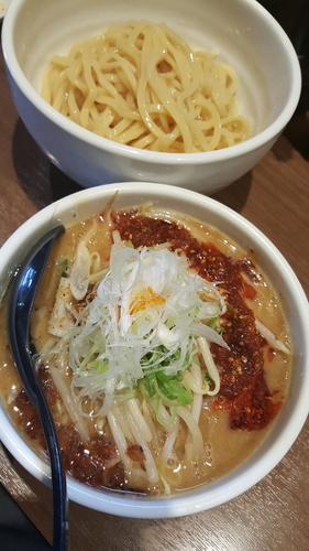 「辛味噌つけ麺」@らーめん 蓮の写真