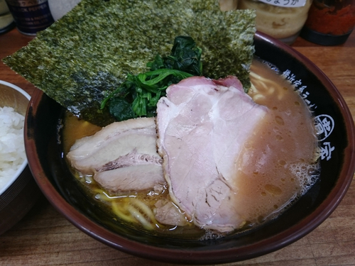 「Wラーメン」@家系ラーメン ○貴家の写真