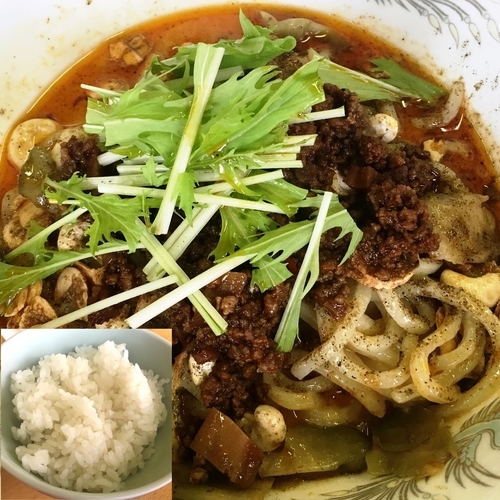 「【限定】汁なしタンタンメン（追い飯付）」@ひかり食堂の写真