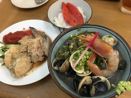 「初夏の一杯　冷し貝汁潮仕立てB」@MENYA 食い味の道有楽の写真