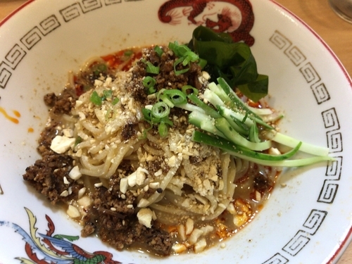 「担担冷やし麺・ちょい食べ500円」@ラーメンはましょうの写真