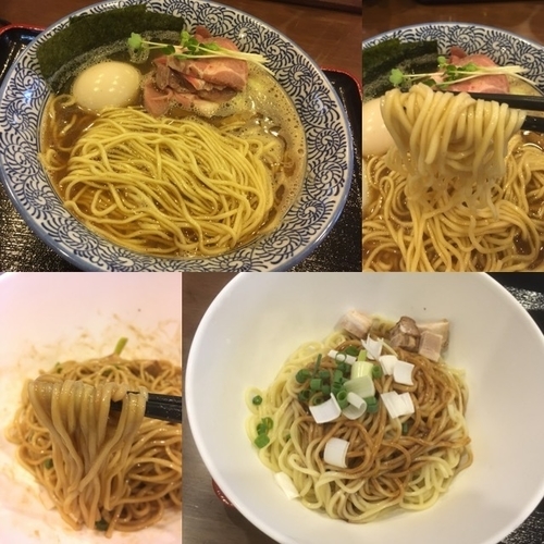「特製煮干しそば +冷製坦々和え麺」@麺処 いぐさの写真