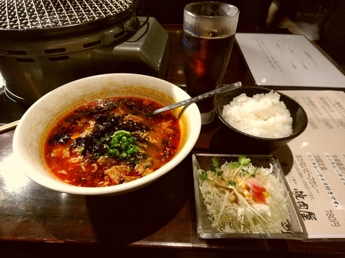 「Ｂランチ(岩のりカルビラーメン)918円」@わぎゅう専科 焼肉屋の写真