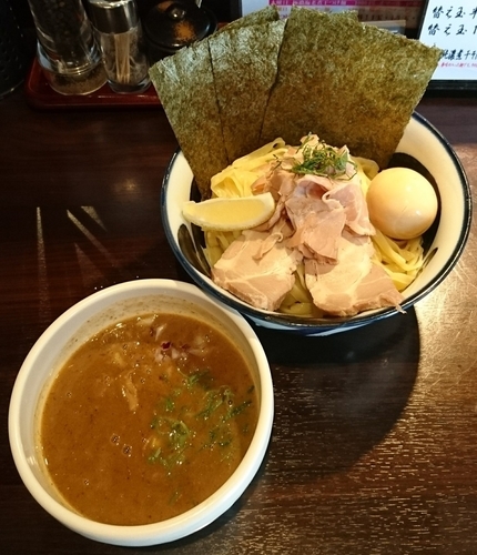 「純濃煮干しつけ麺(中盛)」@九十九里煮干つけ麺 志奈田の写真