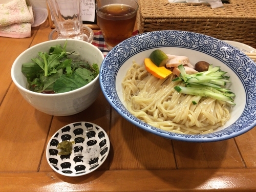 「［限定］森の冷やしつけ麺inがもめ」@らーめん森や。の写真