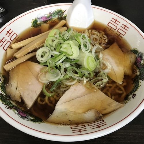「あっさりちぢれ麺」@長尾中華そば 青森駅前店の写真