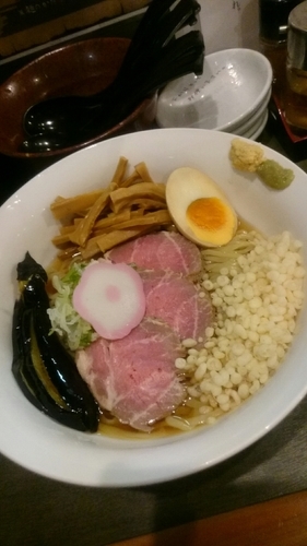 「冷やしたぬき  ７５６円」@上州濃厚中華蕎麦 はたお商店 下小出本店の写真