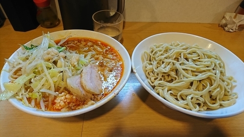 「夜のしお+つけ麺」@豚星。の写真
