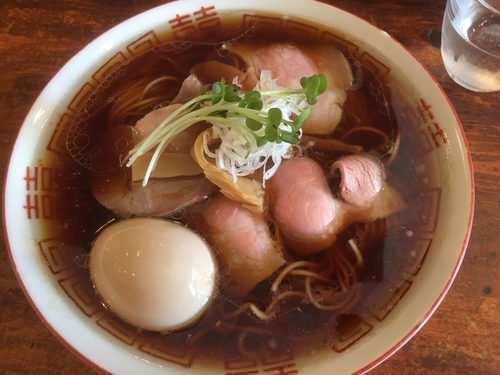 「味玉中華そば880円」@中華そば しば田の写真