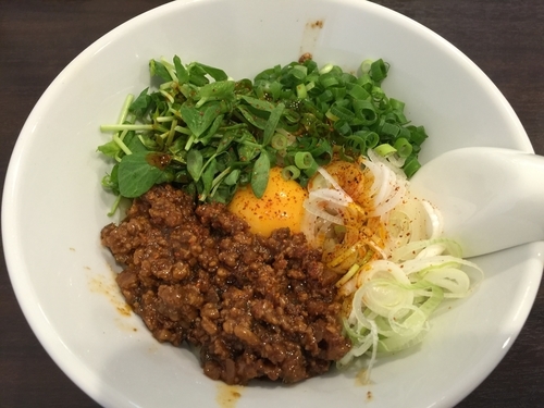 「坦々まぜそば」@麺酒処 鳥志の写真