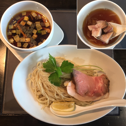 「醤油つけ麺880円」@KaneKitchen Noodlesの写真