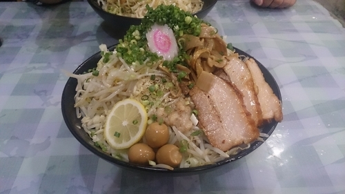 「冷やし汁なし 塩 850円」@ラーメン 富次郎の写真