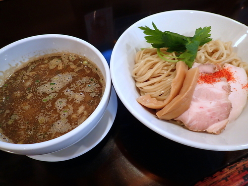 「【気まぐれ限定】つけそば最凶煮干・大盛」@人力俥の写真