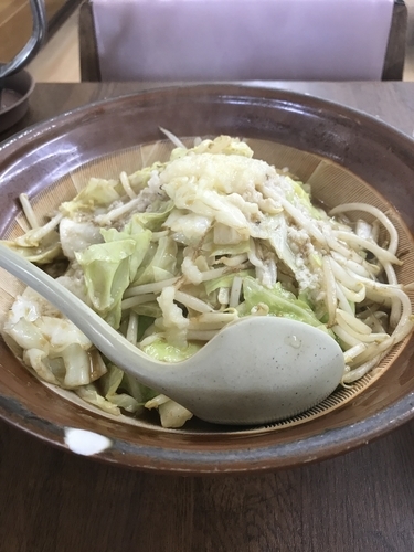 「野菜みそラーメン 大盛り ニンニク 背脂」@ラーメン 東横 笹口店の写真