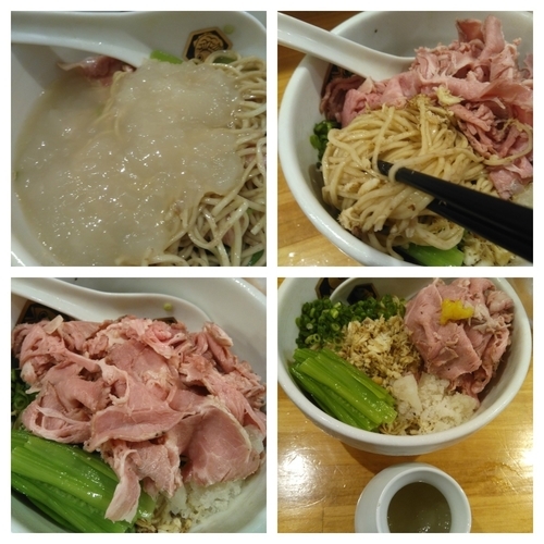 「鯛油そば＋smokeチャーシュー＋炙り真鯛ほぐしチャーシュー」@真鯛らーめん 麺魚の写真