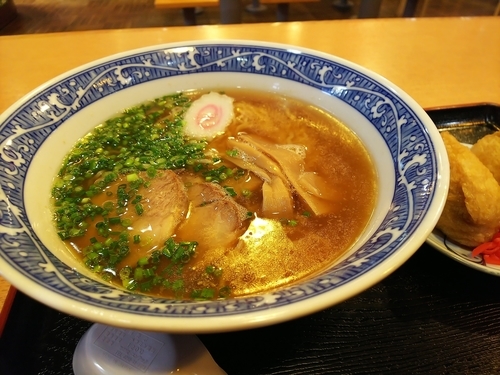 「ラーメン＆いなり２」@茶茶はちまんの写真