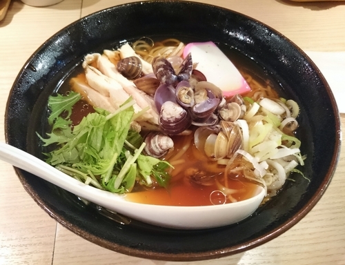 「冷やししじみそば　800円」@麺屋 百式 権之助坂店の写真