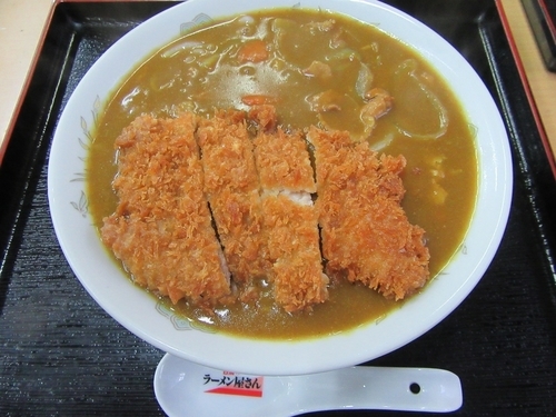 「カツカレーラーメン（７５０円）」@たか山の写真