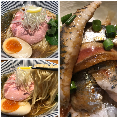 「【限定】冷し煮干しそば白醤油 700円 いわし丼380円」@寿製麺よしかわ 川越店の写真