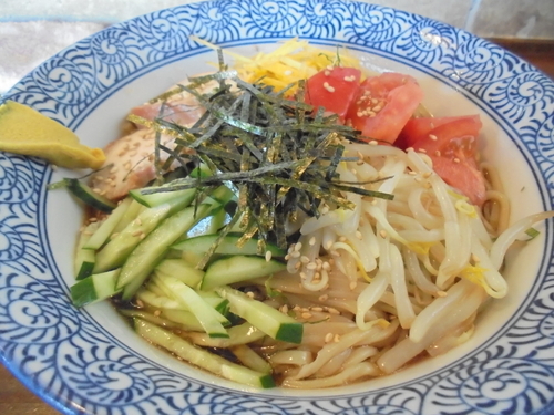 「【季節限定】冷やし　８５０円」@まるもり製麺の写真