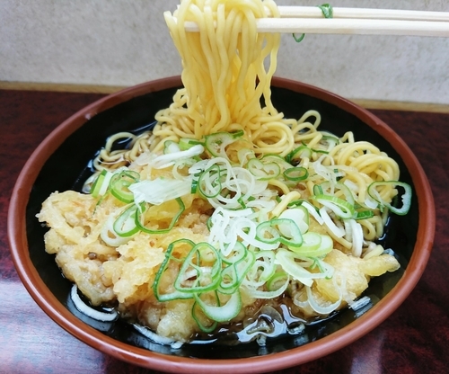 「天ぷら中華 280円」@塚田そば店の写真