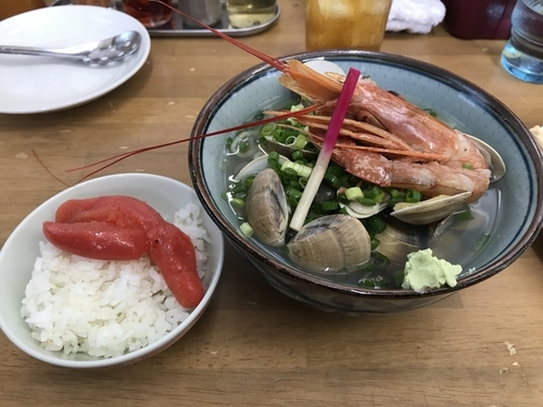 「初夏の一杯(冷し貝汁潮仕立て)」@MENYA 食い味の道有楽の写真