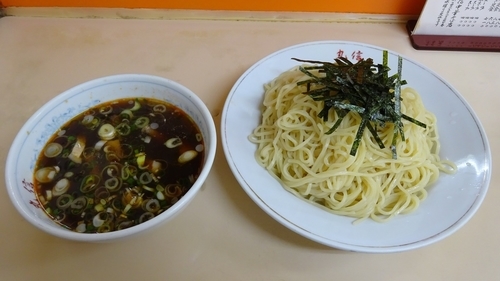 「つけめん（600円）＋大盛り（100円）」@丸信中華そばの写真