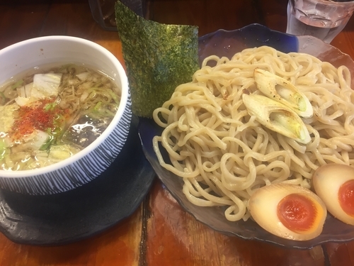 「冷やしつけ麺・大（780円）」@つけ麺 紫匠乃 門前仲町店の写真