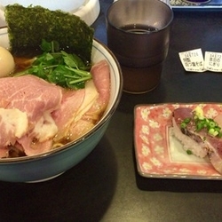 特製四つ葉そば 本日のにぎり