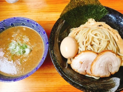 「特製つけ麺 豚骨魚介」@つけ麺 弥七の写真