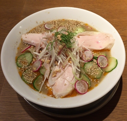 「1周年記念限定 第2弾 冷や汁ソバ ¥850」@中華そば 二階堂の写真