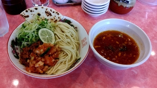 「【期間限定】つけ麺エビトマトサルサ」@カッパラーメンセンターの写真