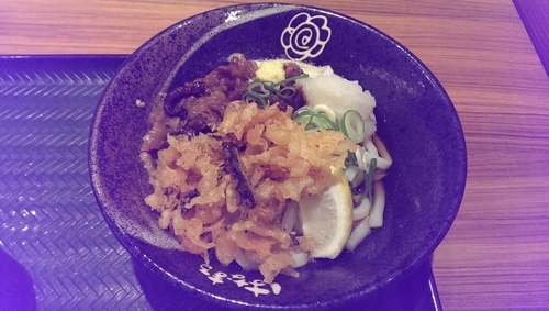 「牛おろしうどん、中」@はなまるうどん 京王グリナード店の写真