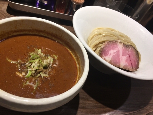 「スパイスつけ麺（パクチー抜き）」@つけ麺 一燈の写真