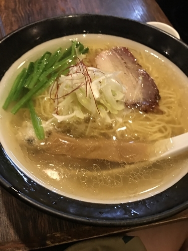 「塩そば 700円」@焙煎汐蕎麦処 金字塔の写真