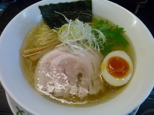 「味玉塩ラーメン」@麺屋 三味の写真