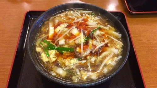 「スーラータンメン」@中華天天食堂 村井店の写真